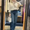 شلوار جین فول بگ ساید لاین