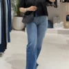 شلوار جین استریت آبی